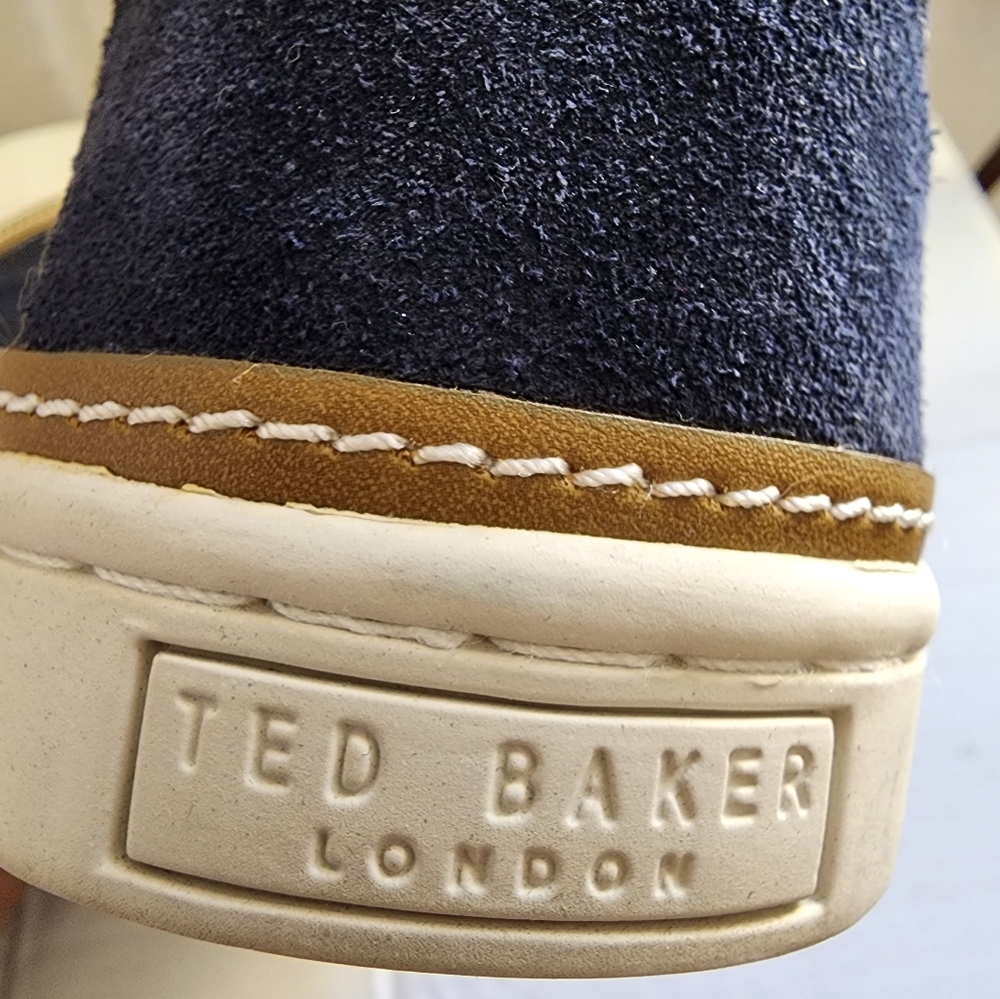 Ted Baker men's blue seede shoes. - Picture 6 of 8